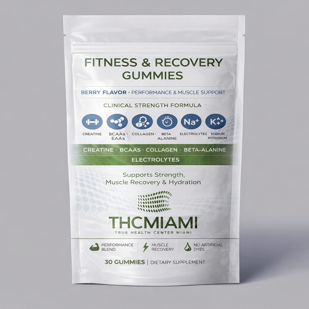 Fitness & Recovery Gummy – Berry Flavor (5%) | 30 Count